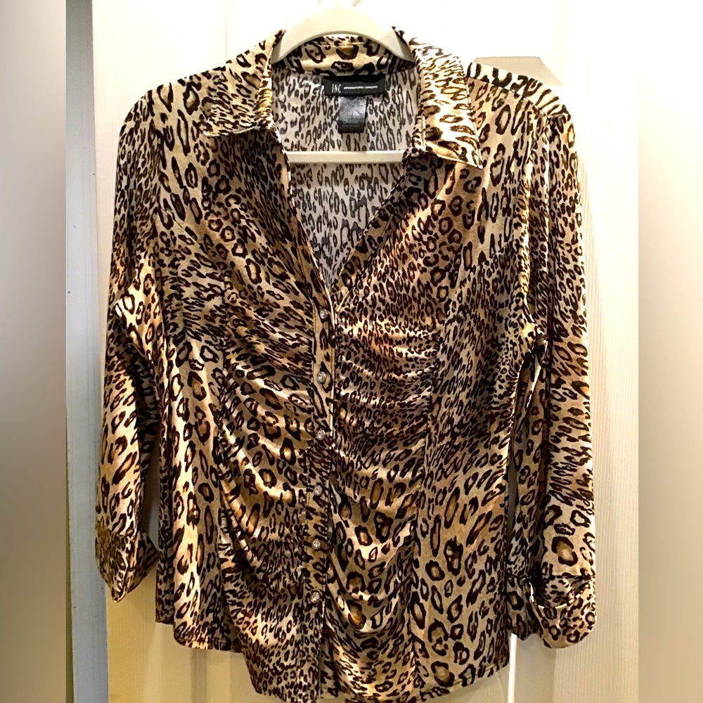 Leopard print blouse
